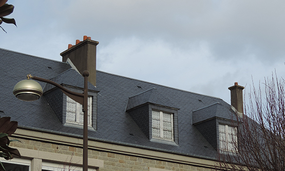 couverture en ardoise